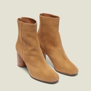 Sandro Sachs Cognac Suede Tan  Ankle Boots 38